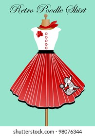 Retro Poodle Skirt