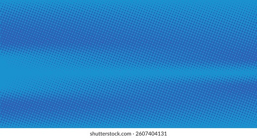 Retro pop art background blue dot haltone style, vector illustation full hd