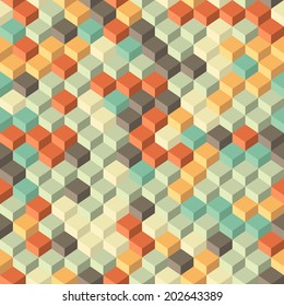 Retro pop art seamless background vector eps 8