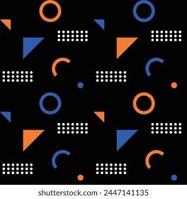 Retro pop patterns, Colorful Cute, pattern, background, Digital Paper, wallpaper, Vector