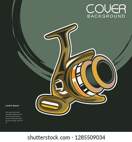 Retro poster of fisherman club