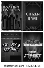 Retro Posters The Roaring Twenties Style