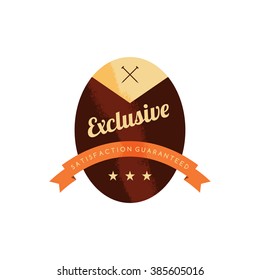 retro premium badge label theme