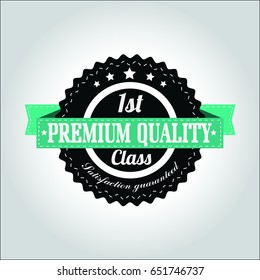 Retro Premium Quality Label vector,illustrator