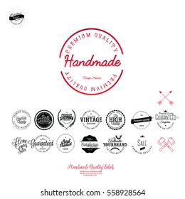 Retro Premium Quality Labels Set