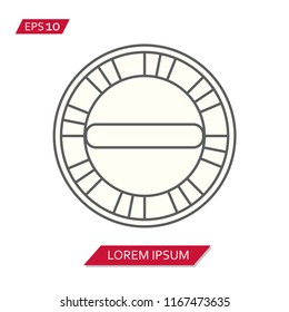 retro premium quality labels vector icon symbol