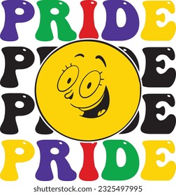 Retro pride; Funny SVG Design SVG Cut File 