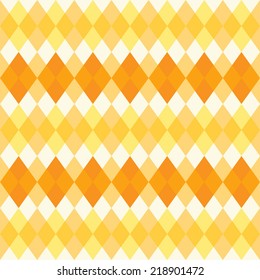 Retro primitive rhombus background in autumn colors 