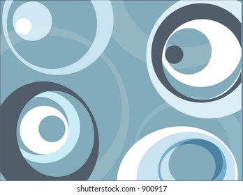 Retro print - vector