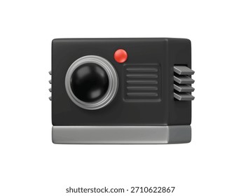  Icono de proyector retro Ilustración 3D Render