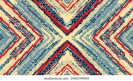 Retro psychedelic background. Monochrome background. Optical illusion style. Black dark background. Modern pattern. Abstract graphic texture. Graphic ornament. Vector template