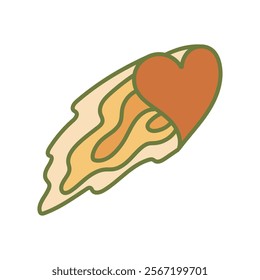 Retro Psychedelic Graphic - Comet of Love