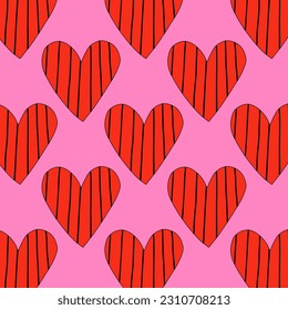 retro psychedelic patterns-hearts and valentines for February 14th.Funky and groovy heart shapes ornaments.Hippie rainbow backgrounds only good vibes.valentine's day 1970-1980