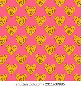 retro psychedelic patterns-hearts and valentines for February 14th.Funky and groovy heart shapes ornaments.Hippie rainbow backgrounds only good vibes.valentine's day 1970-1980