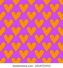 retro psychedelic patterns-hearts and valentines for February 14th.Funky and groovy heart shapes ornaments.Hippie rainbow backgrounds only good vibes.valentine's day 1970-1980