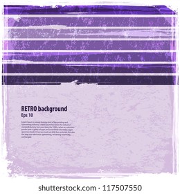 Retro purple gradient lines background