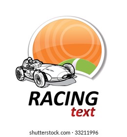 retro racing sign #12