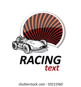 retro racing sign #5
