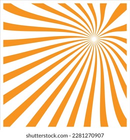 Retro Radial Explosion Design Vector