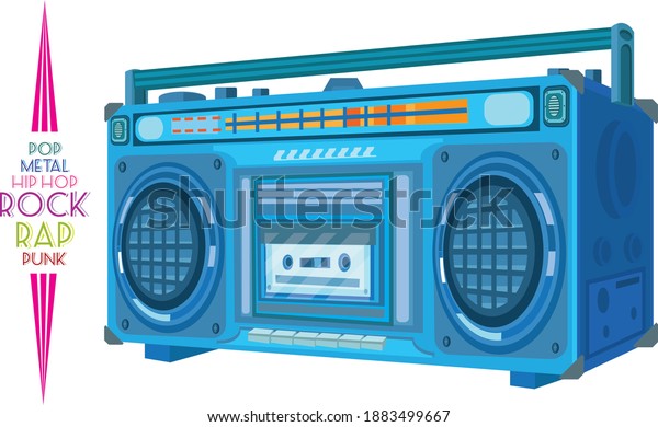 retro radio cassette player\
colors