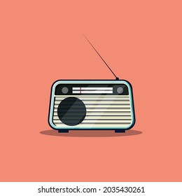 retro radio classic illustration vector EPS 10 editable perfect for music ads,music icon element and label music
size artboard 3000 x 3000
