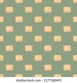 Retro radio engraved seamless pattern. Vintage media equipment in hand drawn style. Sketch texture for fabric, wallpaper, textile, print, title, wrapping paper. Vector illustration.