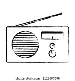 retro radio icon