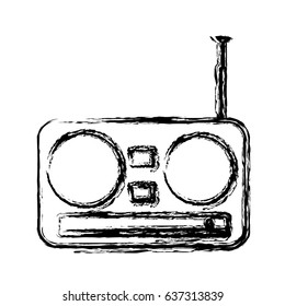 retro radio icon