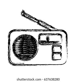 retro radio icon