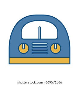 retro radio icon