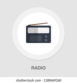 Retro Radio Icon - Media And Music Symbol