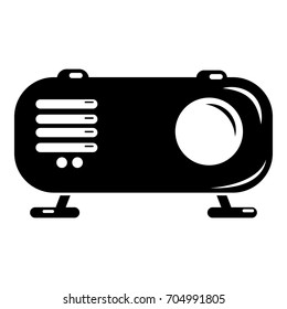 Retro radio icon. Simple illustration of retro radio vector icon for web