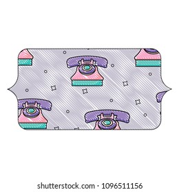 retro radio pattern design