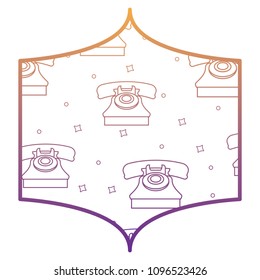 retro radio pattern design