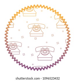retro radio pattern design