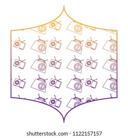Retro radios pattern