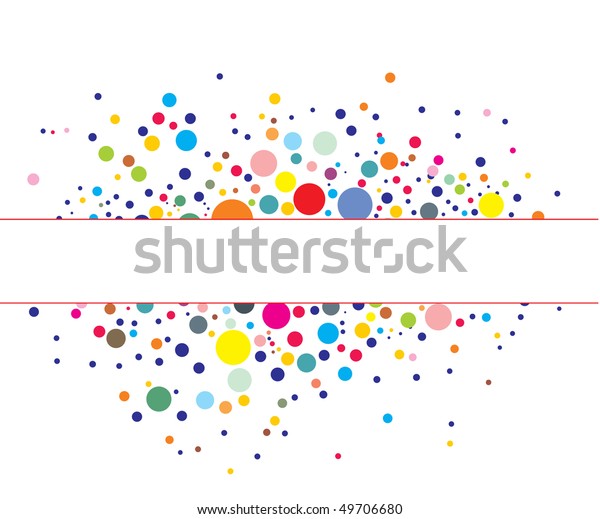 Download Retro Rainbow Circle Pattern Background Vector Stock Vector (Royalty Free) 49706680