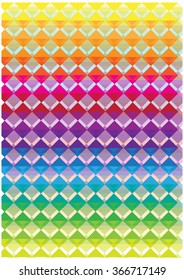 retro rainbow squares background