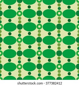 Retro random circles background. Seamless pattern.Vector.