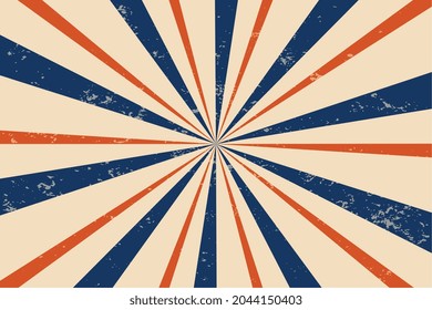 retro rays vintage sunburst background