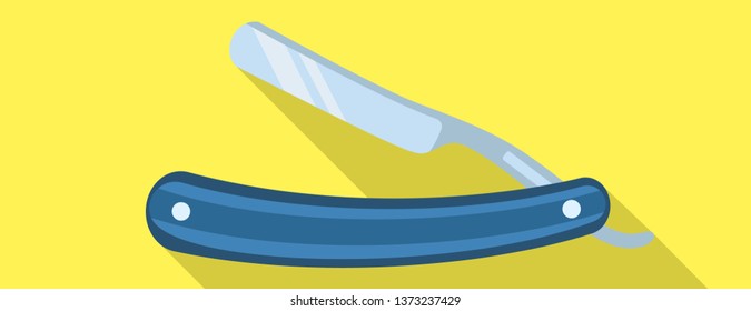 Retro razor icon. Flat illustration of retro razor vector icon for web design