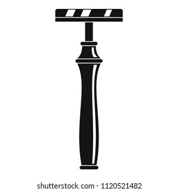 Retro razor icon. Simple illustration of retro razor vector icon for web design isolated on white background