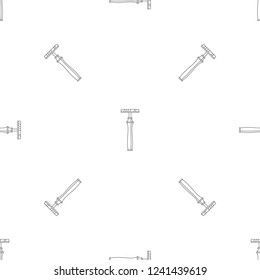 Retro razor pattern seamless vector repeat geometric for any web design