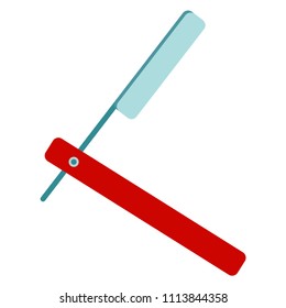 Retro razor. Vector illustration. EPS 10.