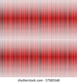 Retro red background with dots