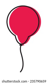 Retro Red Balloon