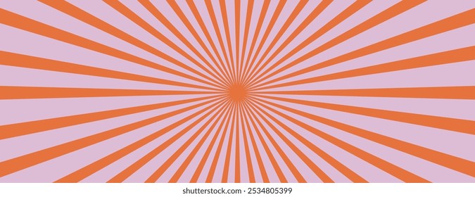 Fondo de Fondo de pantalla de Anuncio de Vector rojo y rosa retro con rayas radiales. Fondo de Anuncio retro de rayas radiantes. Fondo de fondo de Anuncio de Vector colorido rojo retro. Anuncio de Vector retro rojo.