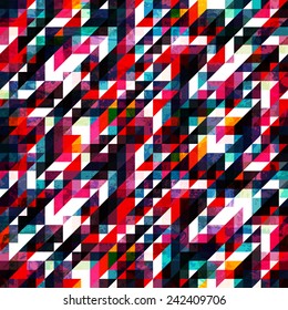 retro red pixel seamless texture