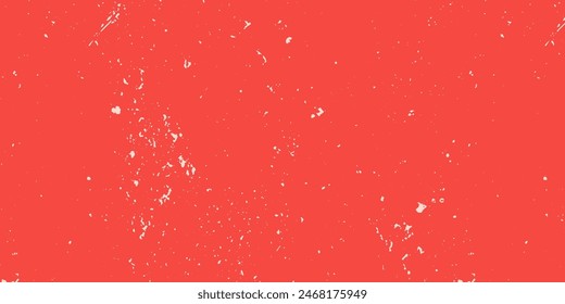 Fondo rojo retro texturizado, efecto de semitono arenoso ruidoso, Anuncio de Vector. Textura polvorienta de grano fino en estilo grunge, superposición.