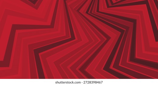 Fondo de espiral de zigzag rojo retro 